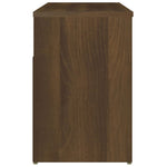 Skobenk Brun Eik 80X30X45 Cm Konstruert Tre