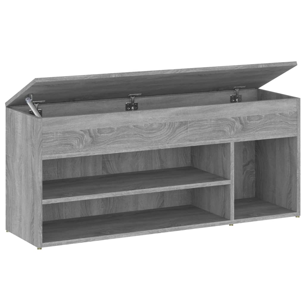 Skobenk Grå Sonoma 105X30X45 Cm Konstruert Tre