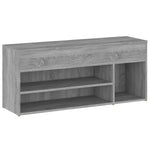 Skobenk Grå Sonoma 105X30X45 Cm Konstruert Tre