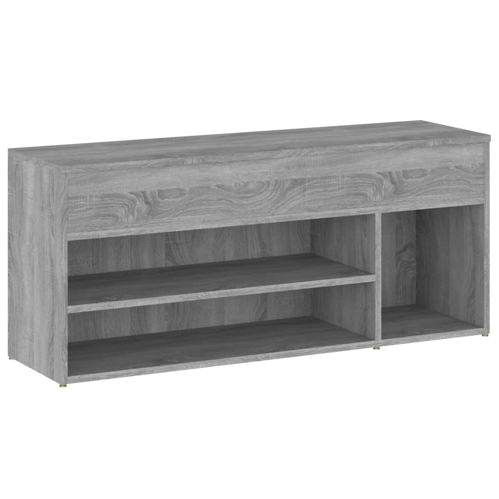 Skobenk Grå Sonoma 105X30X45 Cm Konstruert Tre