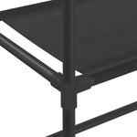 Hylle For Vaskemaskin 2 Lag Svart 69X28X143 Cm Jern