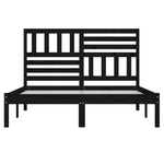Sengeramme Svart Heltre Furu 140X190 Cm