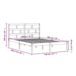Sengeramme Heltre Furu 140X200 Cm