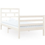 Sengeramme Hvit 90X190 Cm Single Heltre