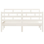 Sengeramme Hvit Heltre Furu 140X190 Cm