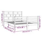Sengeramme Heltre Furu 140X200 Cm
