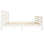 Sengeramme Hvit Heltre Furu 140X200 Cm
