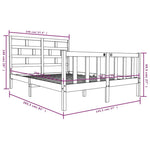 Sengeramme Heltre Furu 140X200 Cm