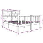 Sengeramme Heltre Furu 160X200 Cm