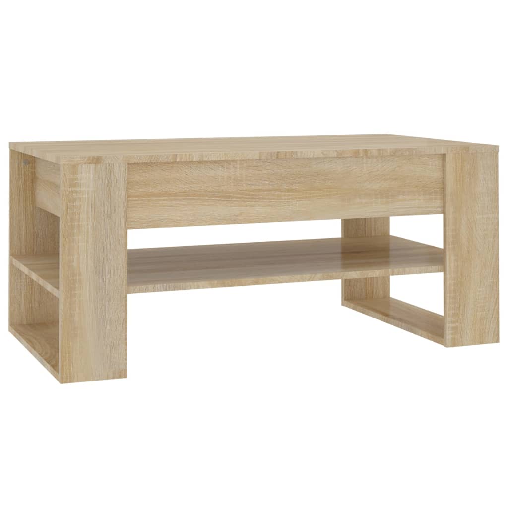 Salongbord Sonoma Eik 102X55X45 Cm Konstruert Tre