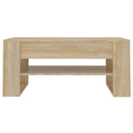Salongbord Sonoma Eik 102X55X45 Cm Konstruert Tre