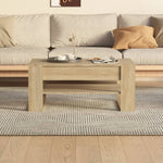 Salongbord Sonoma Eik 102X55X45 Cm Konstruert Tre