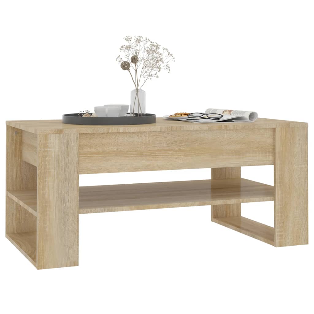 Salongbord Sonoma Eik 102X55X45 Cm Konstruert Tre