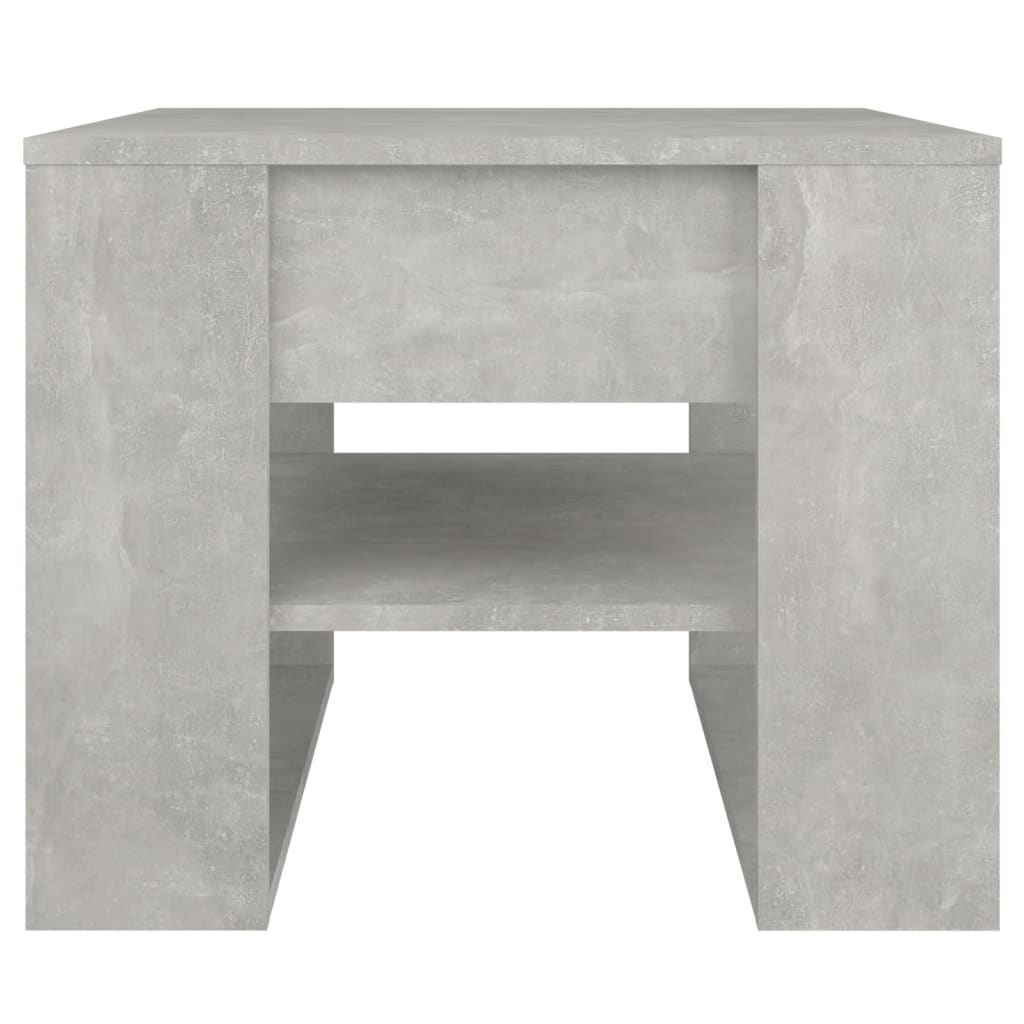Salongbord Betonggrå 55,5X55X45 Cm Konstruert Tre