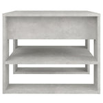 Salongbord Betonggrå 55,5X55X45 Cm Konstruert Tre