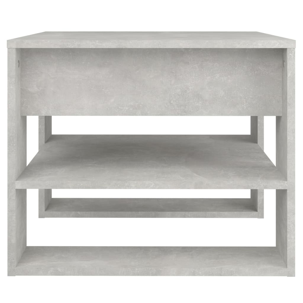 Salongbord Betonggrå 55,5X55X45 Cm Konstruert Tre