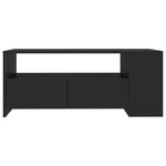 Salongbord Svart 102X55X42 Cm Konstruert Tre