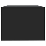 Salongbord Svart 102X55X42 Cm Konstruert Tre