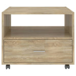 Salongbord Sonoma Eik 55X55X40 Cm Konstruert Tre