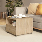 Salongbord Sonoma Eik 55X55X40 Cm Konstruert Tre