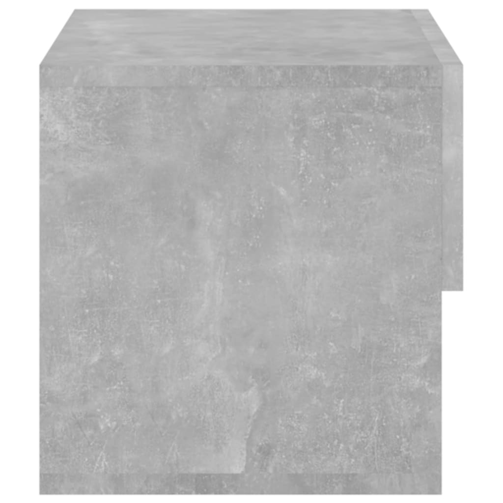 Veggmonterte Nattbord 2 Stk Betonggrå