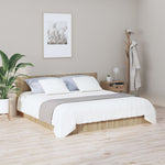 Sengegavl Sonoma Eik 200X1,5X80 Cm Konstruert Tre