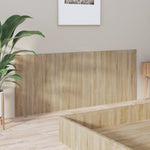 Sengegavl Sonoma Eik 200X1,5X80 Cm Konstruert Tre