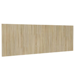Veggmontert Sengegavl Sonoma Eik 240X1,5X80 Cm Konstruert Tre