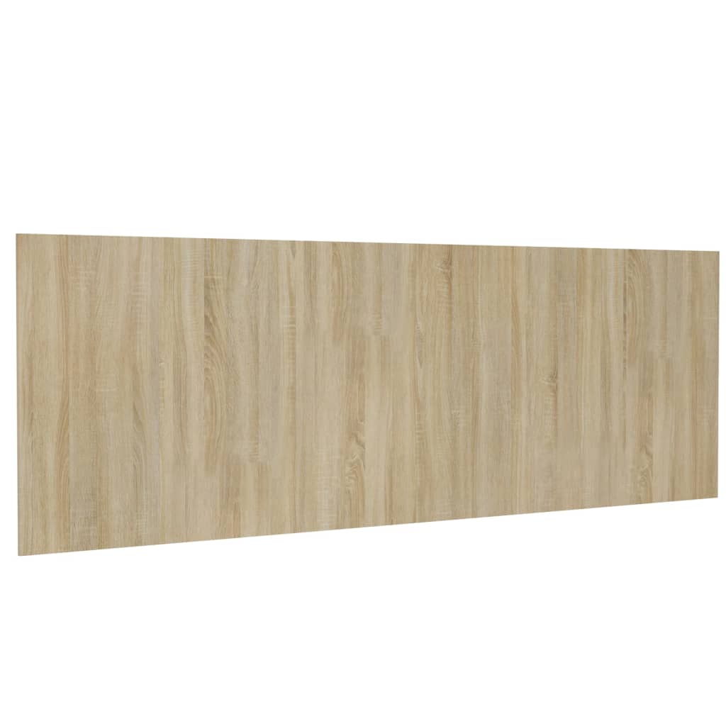 Veggmontert Sengegavl Sonoma Eik 240X1,5X80 Cm Konstruert Tre