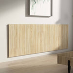 Veggmontert Sengegavl Sonoma Eik 240X1,5X80 Cm Konstruert Tre