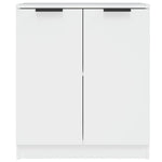 Skjenk Hvit 60X30X70 Cm Konstruert Tre