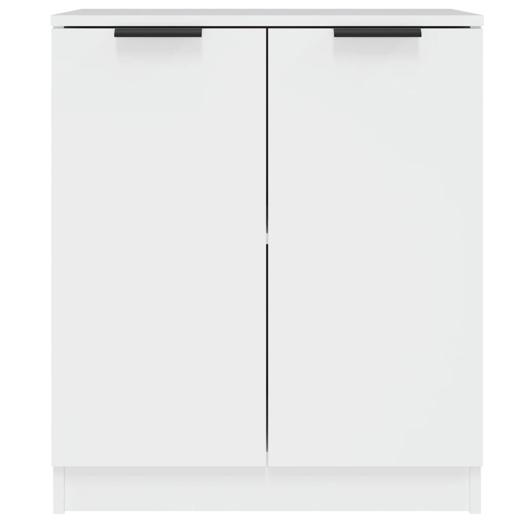 Skjenk Hvit 60X30X70 Cm Konstruert Tre