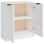 Skjenk Hvit 60X30X70 Cm Konstruert Tre