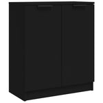 Skjenk Svart 60X30X70 Cm Konstruert Tre