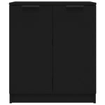 Skjenk Svart 60X30X70 Cm Konstruert Tre