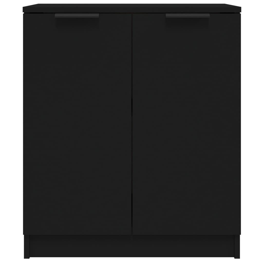 Skjenk Svart 60X30X70 Cm Konstruert Tre