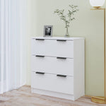 Skjenk Hvit 60X30X70 Cm Konstruert Tre