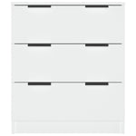 Skjenk Hvit 60X30X70 Cm Konstruert Tre