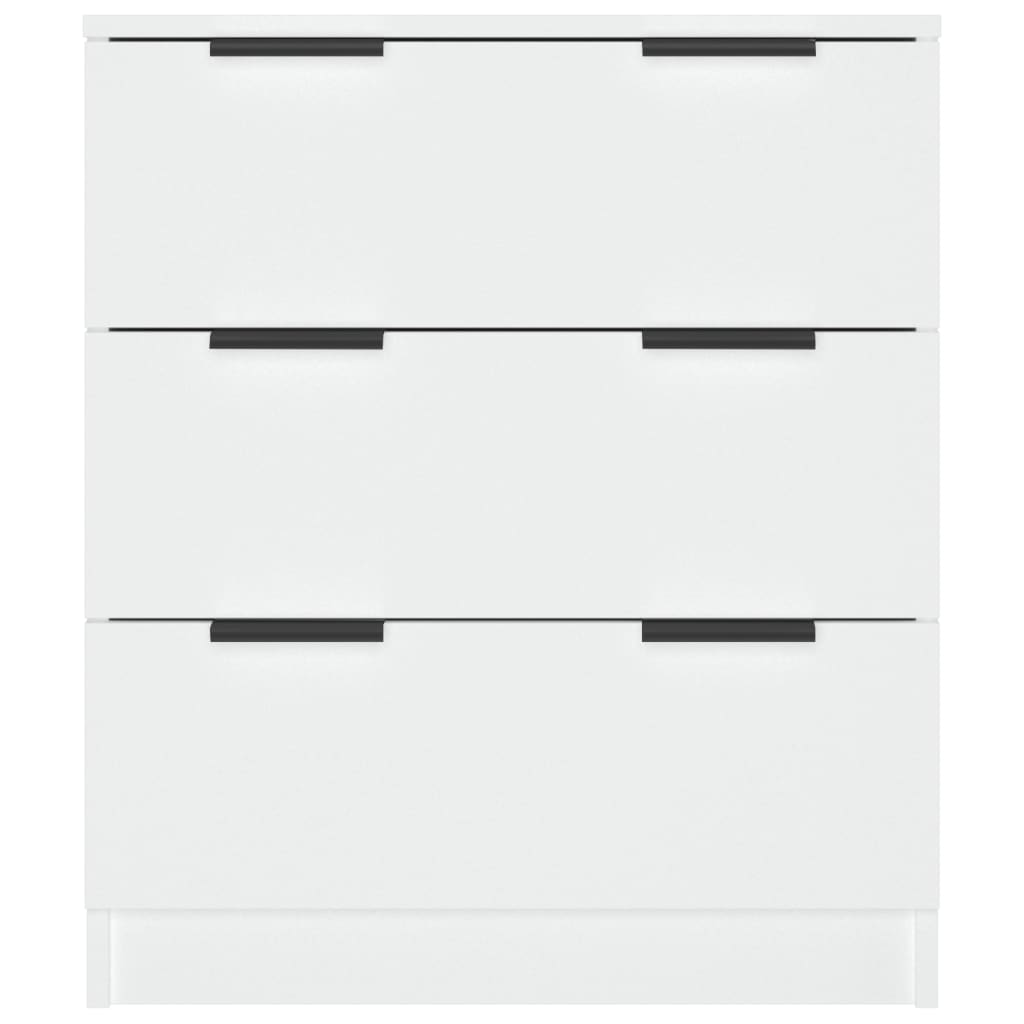 Skjenk Hvit 60X30X70 Cm Konstruert Tre