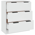 Skjenk Hvit 60X30X70 Cm Konstruert Tre