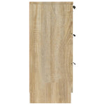 Skjenk Sonoma Eik 60X30X70 Cm Konstruert Tre