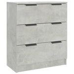 Skjenk Betonggrå 60X30X70 Cm Konstruert Tre