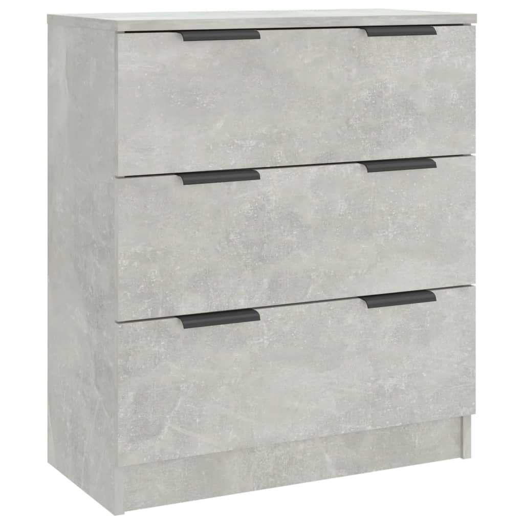Skjenk Betonggrå 60X30X70 Cm Konstruert Tre
