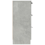 Skjenk Betonggrå 60X30X70 Cm Konstruert Tre