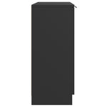 Sidebord Svart 60X30X70 Cm Konstruert Tre