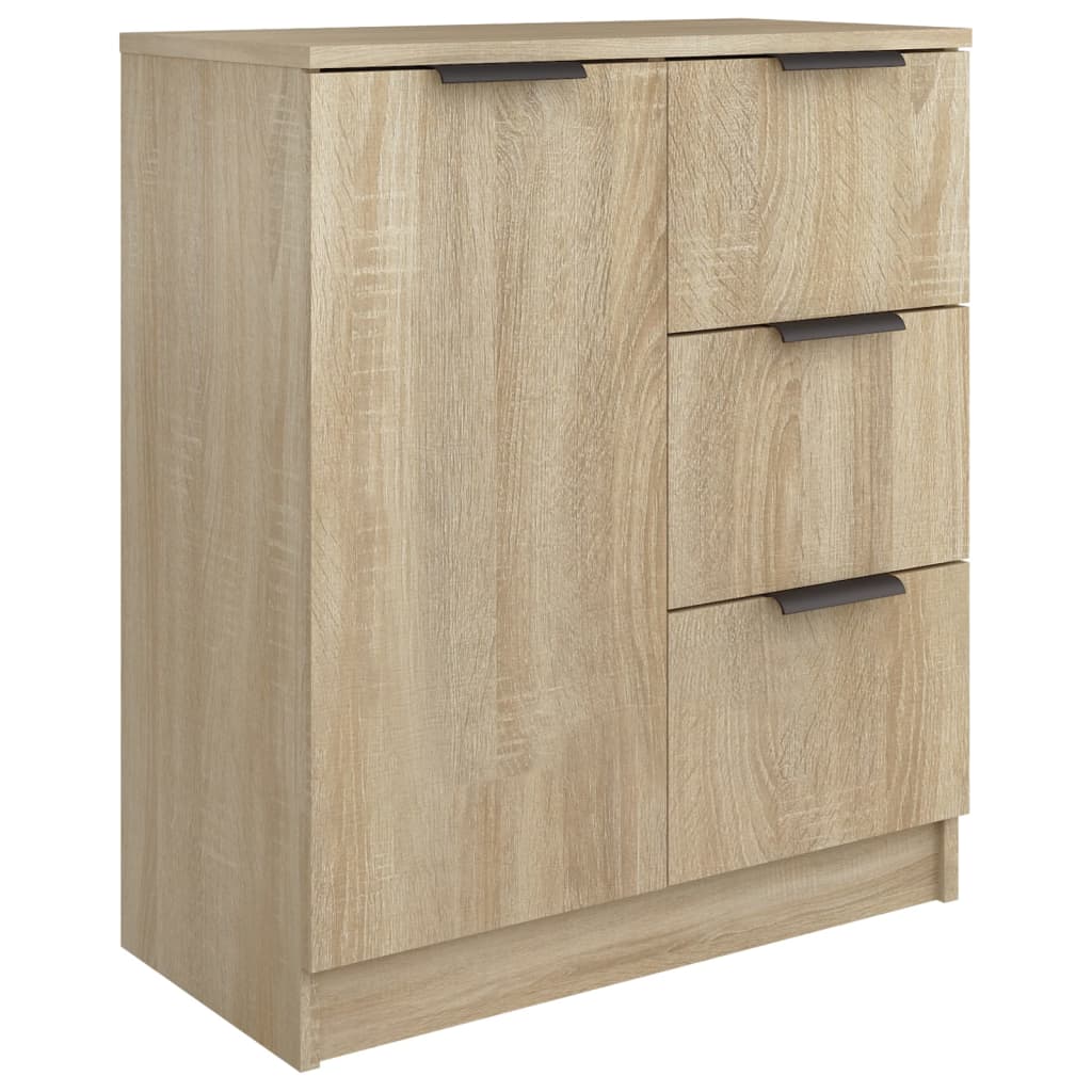 Skjenk Sonoma Eik 60X30X70 Cm Konstruert Tre