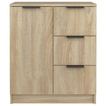 Skjenk Sonoma Eik 60X30X70 Cm Konstruert Tre