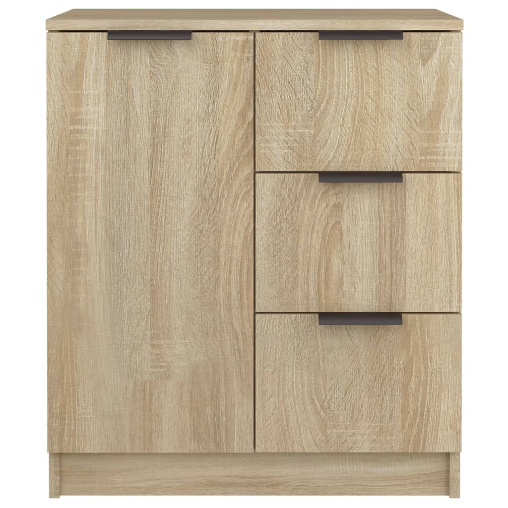 Skjenk Sonoma Eik 60X30X70 Cm Konstruert Tre
