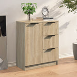 Skjenk Sonoma Eik 60X30X70 Cm Konstruert Tre