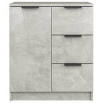 Skjenk Betonggrå 60X30X70 Cm Konstruert Tre